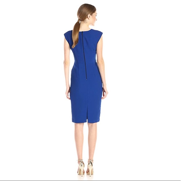 ❤️SOLD❤️ NWT BLACK HALO COBALT SALDANA DRESS - Picture 2 of 6